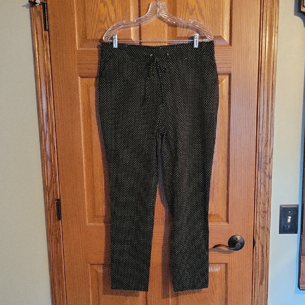 Jules & Leopold Black Polka Dot Trousers